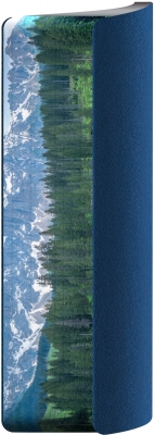 Agenda Herlitz datata 2026, A5, 352 pagini, coperta din piele sintetica, Premium Deluxe Loreto, culoare albastru, margini tiparite ghost